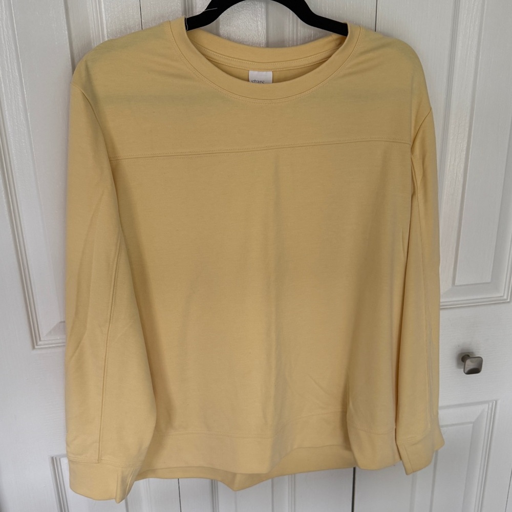 Yellow Stars Above Pullover Top